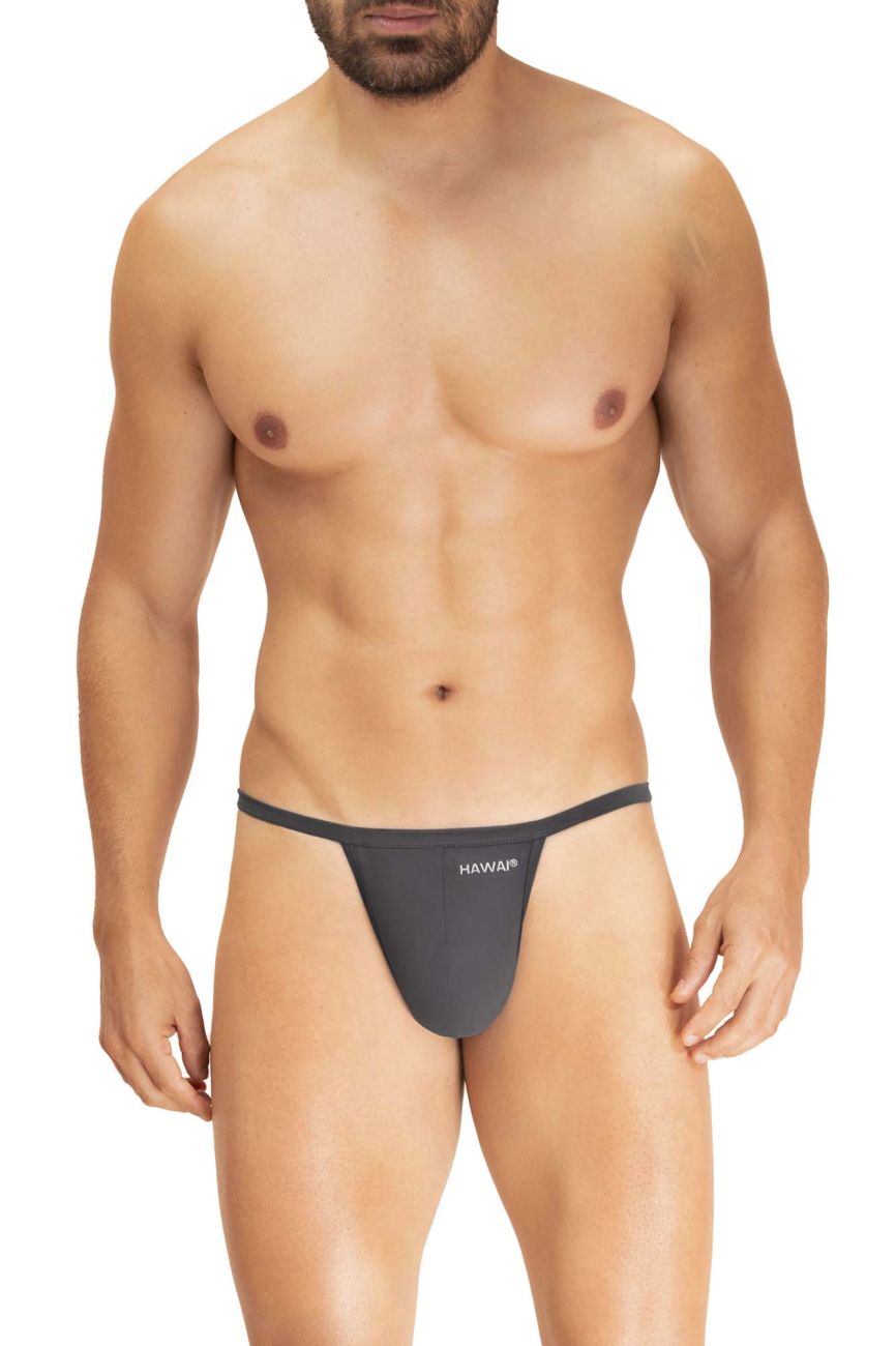 HAWAI 42295 Microfiber G-String Color Gray - DealByEthan.gay loves HAWAI