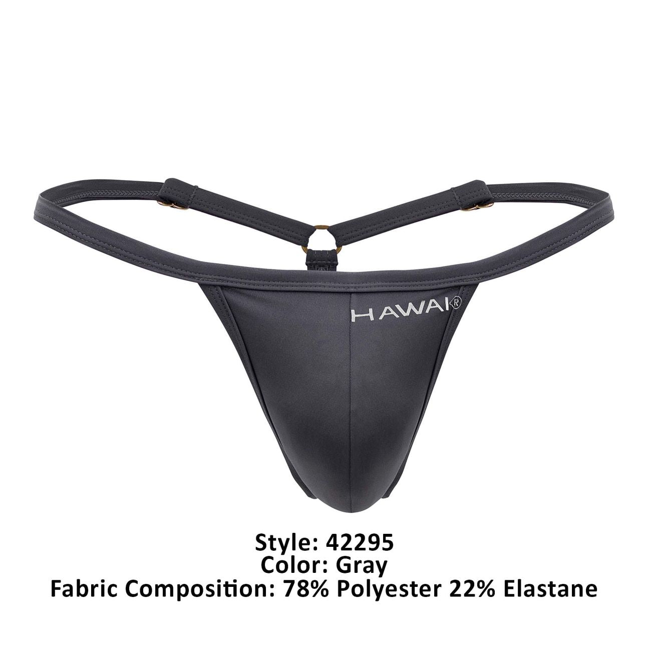 HAWAI 42295 Microfiber G-String Color Gray - DealByEthan.gay loves HAWAI