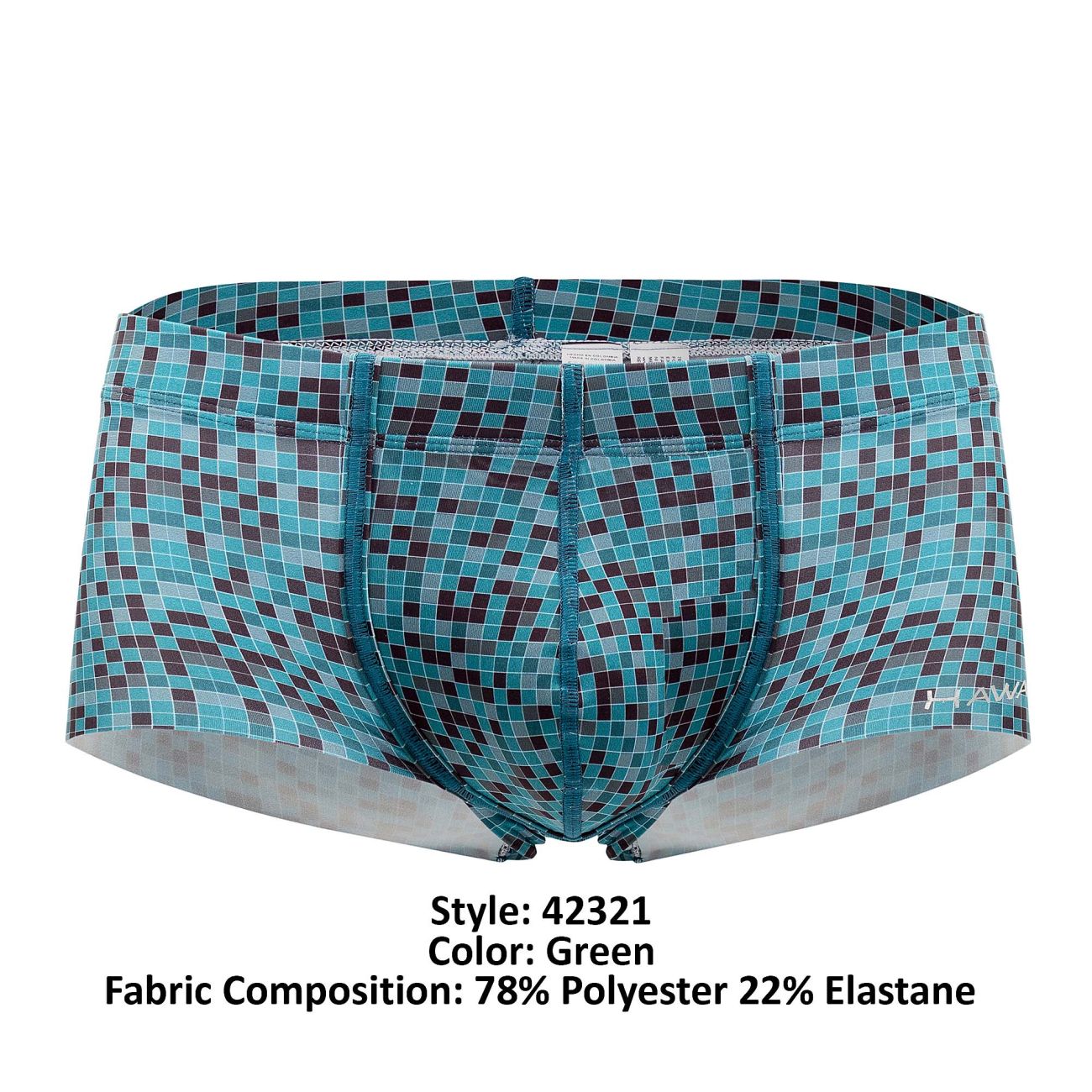 HAWAI 42321 Microfiber Trunks Color Green - DealByEthan.gay loves HAWAI