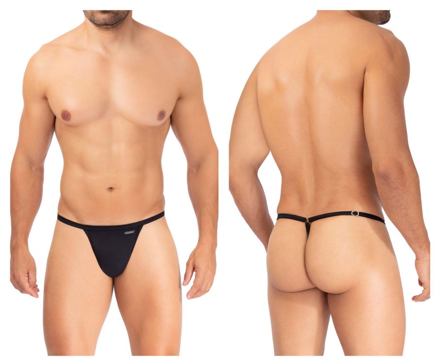 HAWAI 42340 Microfiber G-String Color Black - DealByEthan.gay loves HAWAI