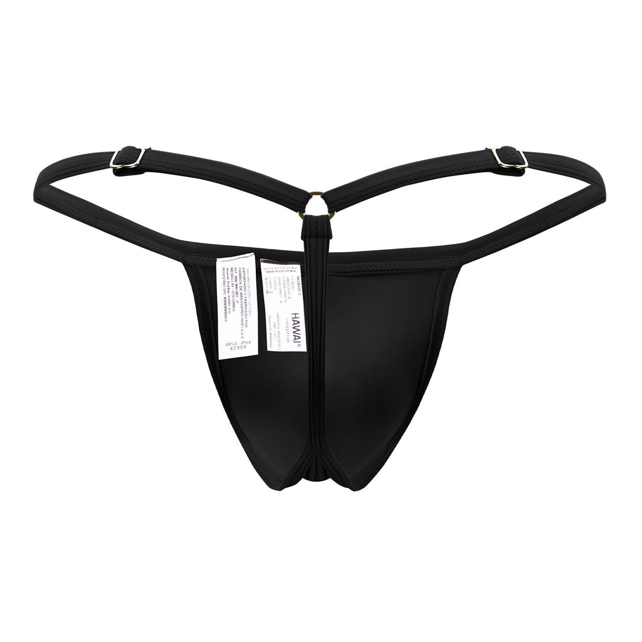 HAWAI 42340 Microfiber G-String Color Black - DealByEthan.gay loves HAWAI
