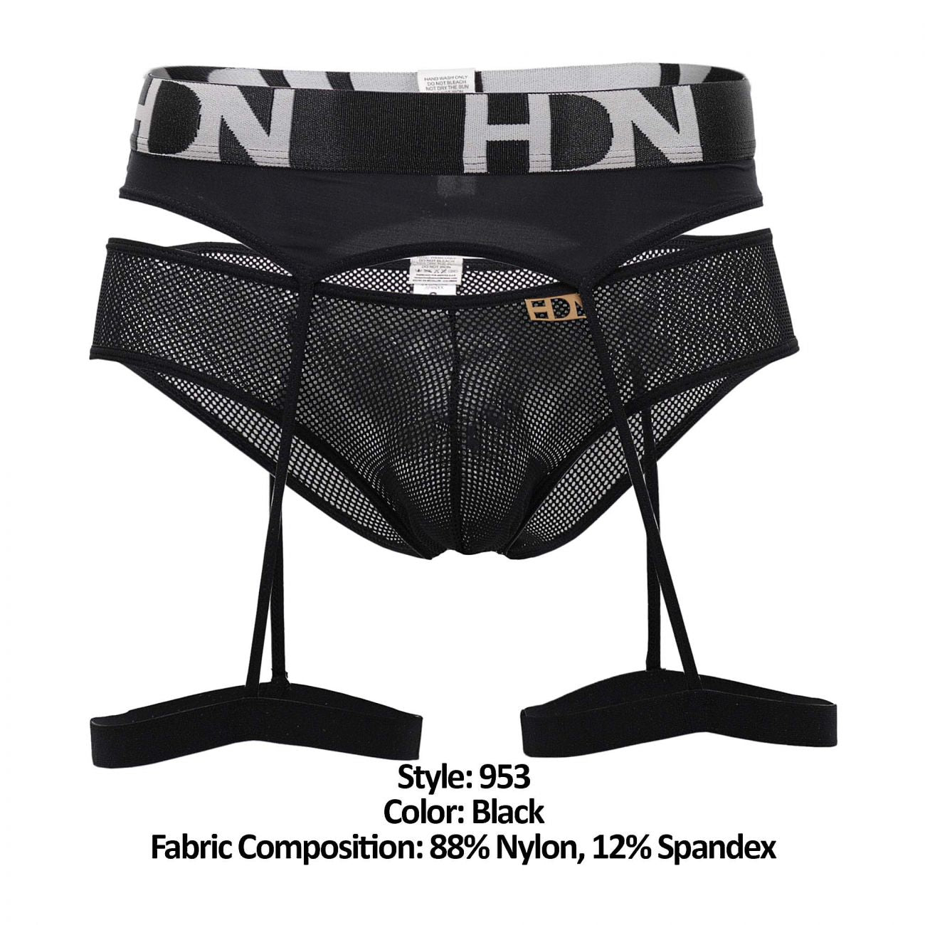 Hidden 953 Garterbelt Briefs Color Black - DealByEthan.gay loves Hidden