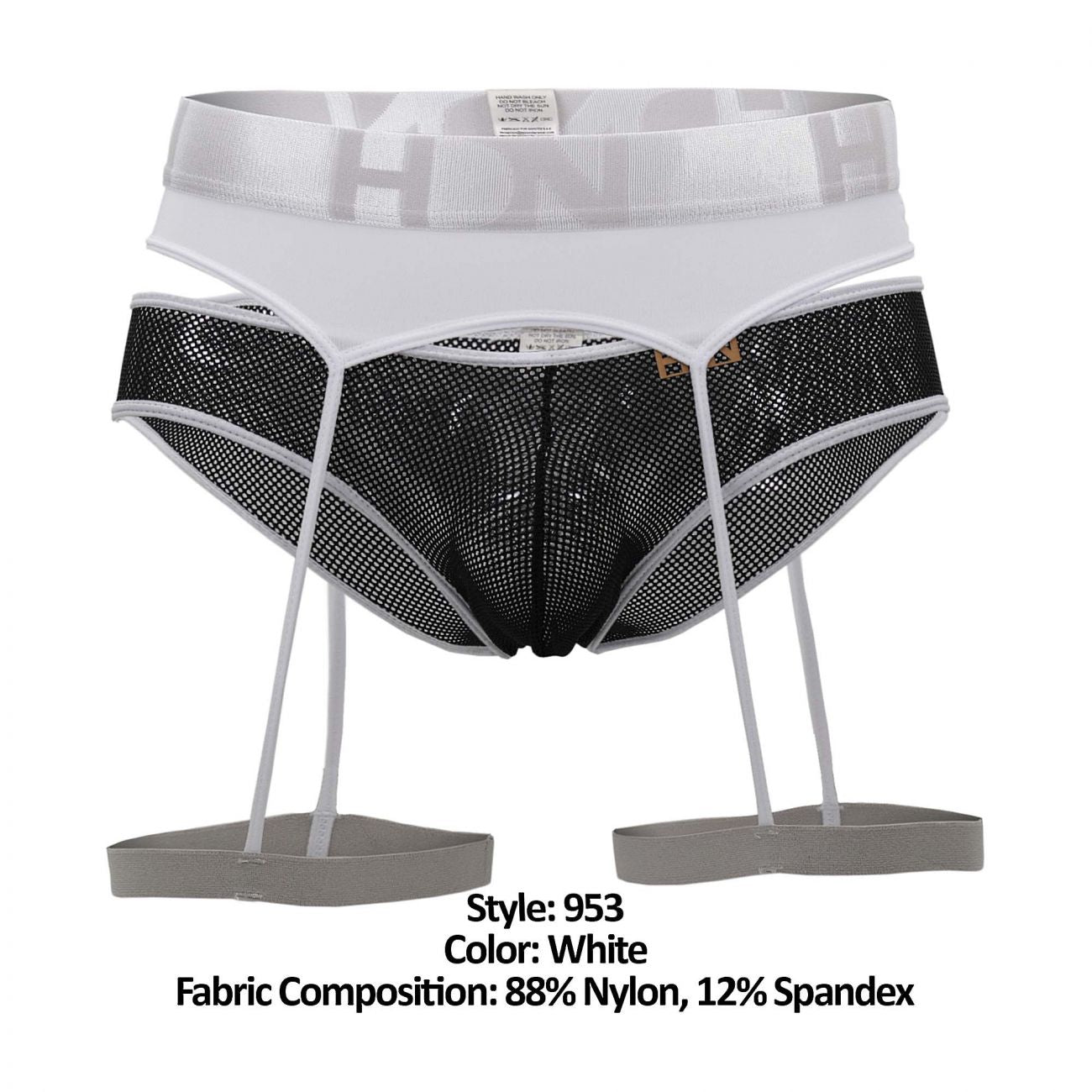 Hidden 953 Garterbelt Briefs Color White - DealByEthan.gay loves Hidden