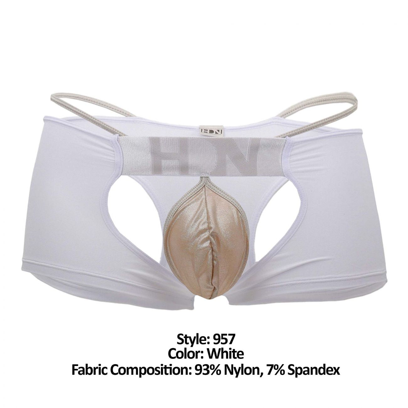 Hidden 957 Open Butt Trunk Color White - DealByEthan.gay loves Hidden