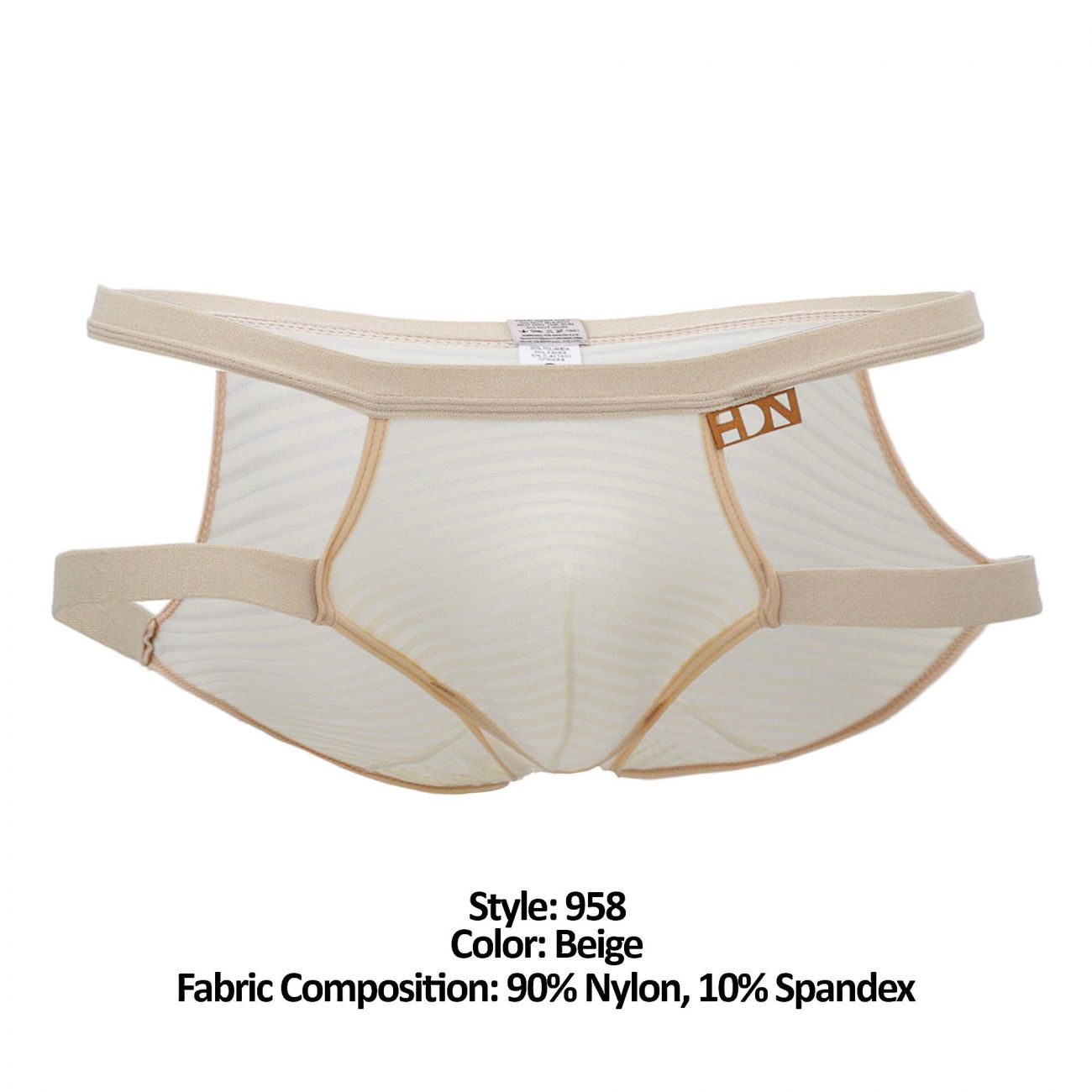 Hidden 958 Open Side Briefs Color Beige - DealByEthan.gay loves Hidden