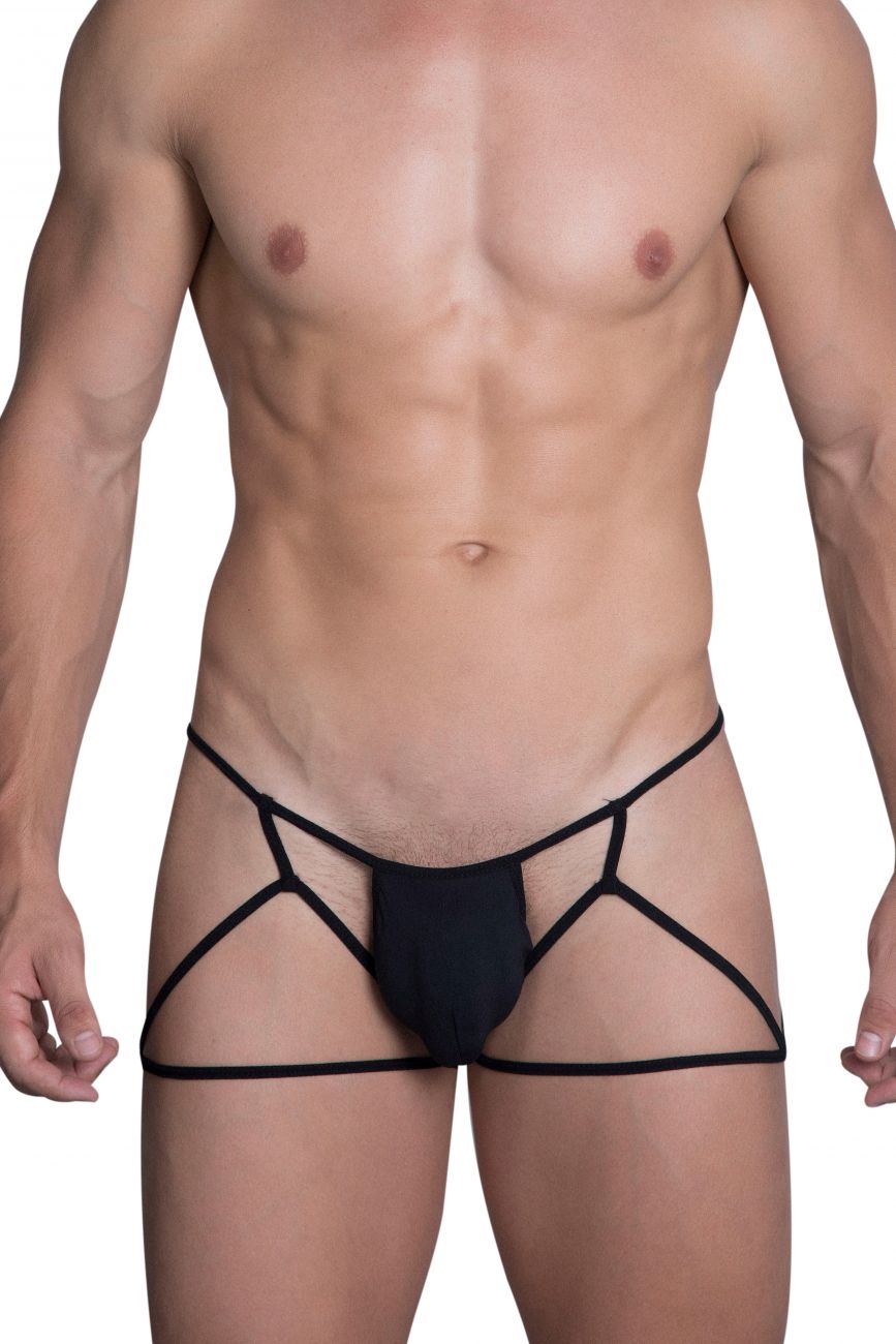 Hidden 971 Jockstrap-Thong Color Black - DealByEthan.gay loves Hidden