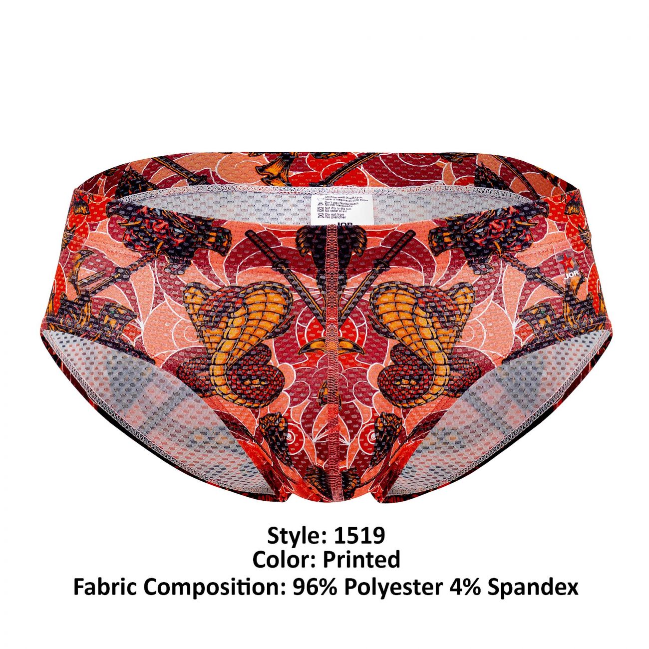 JOR 1519 Warrior Briefs Color Printed - DealByEthan.gay loves JOR