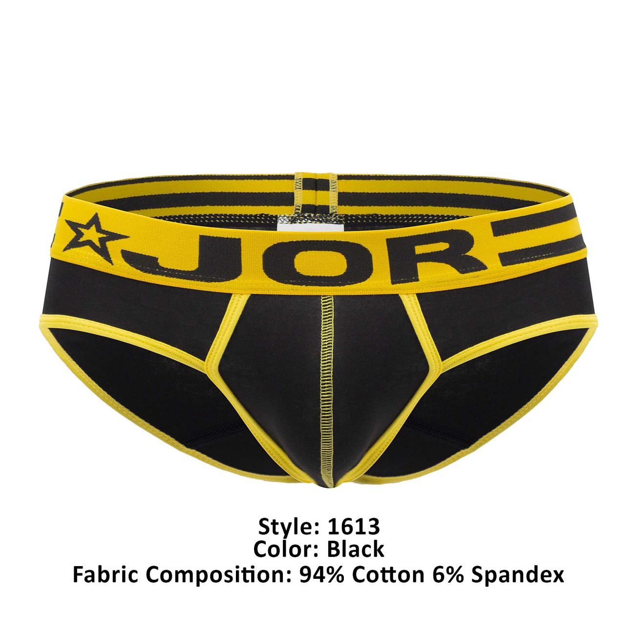 JOR 1613 Varsity Briefs Color Black - DealByEthan.gay loves JOR