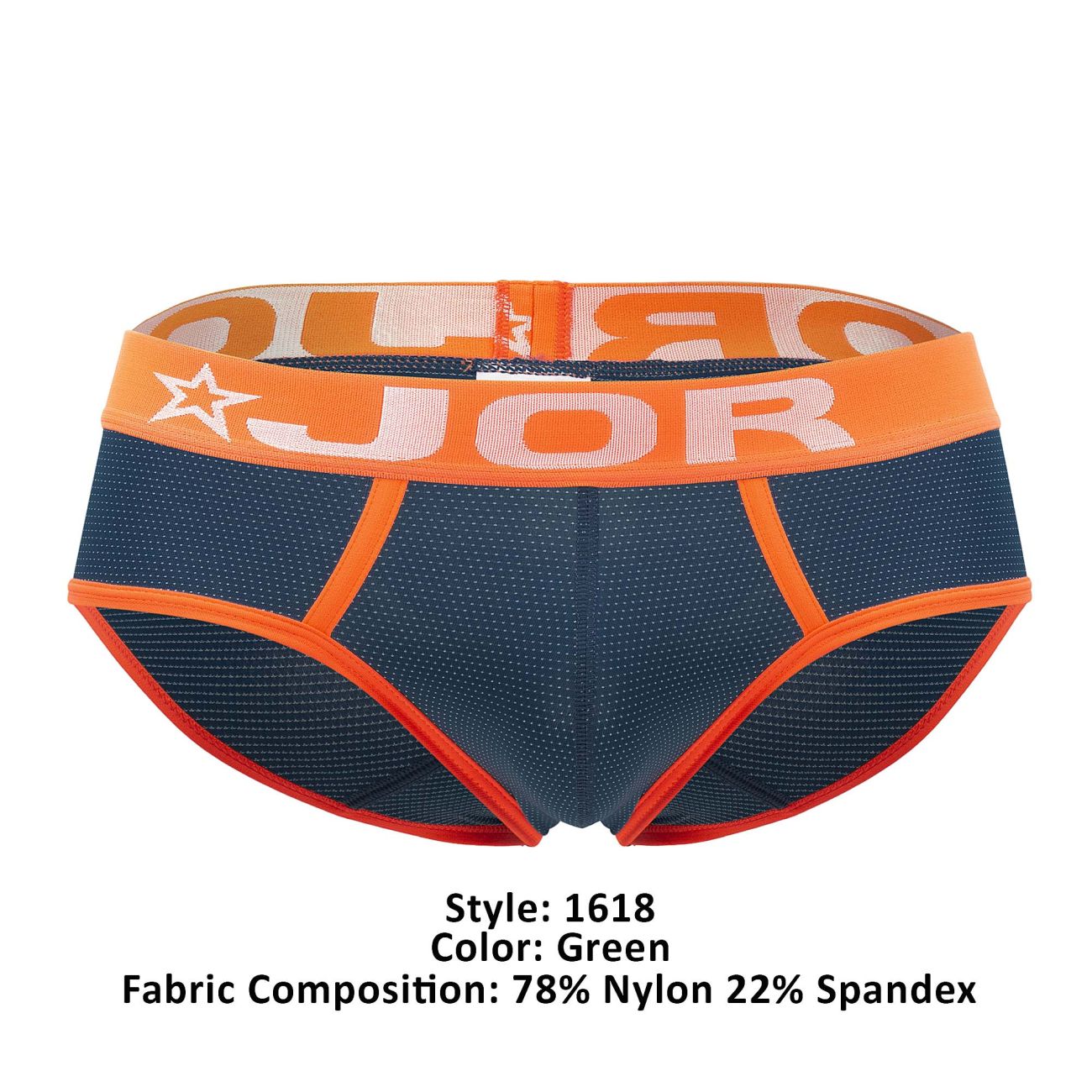 JOR 1618 Aspen Briefs Color Green - DealByEthan.gay loves JOR