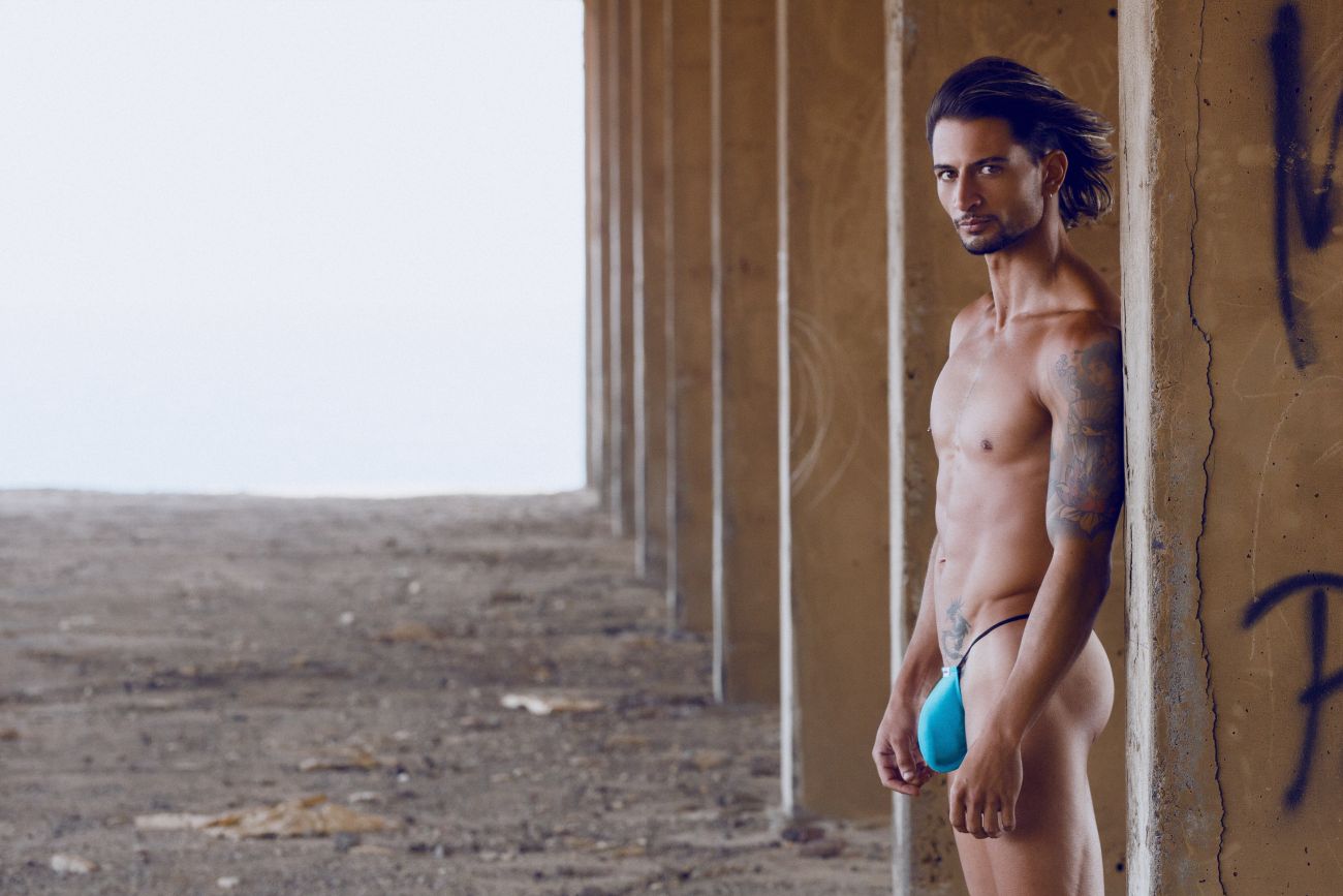 JUSTIN+SIMON XSJ02 Classic G-String Bulge Color Turquoise - DealByEthan.gay loves JUSTIN+SIMON