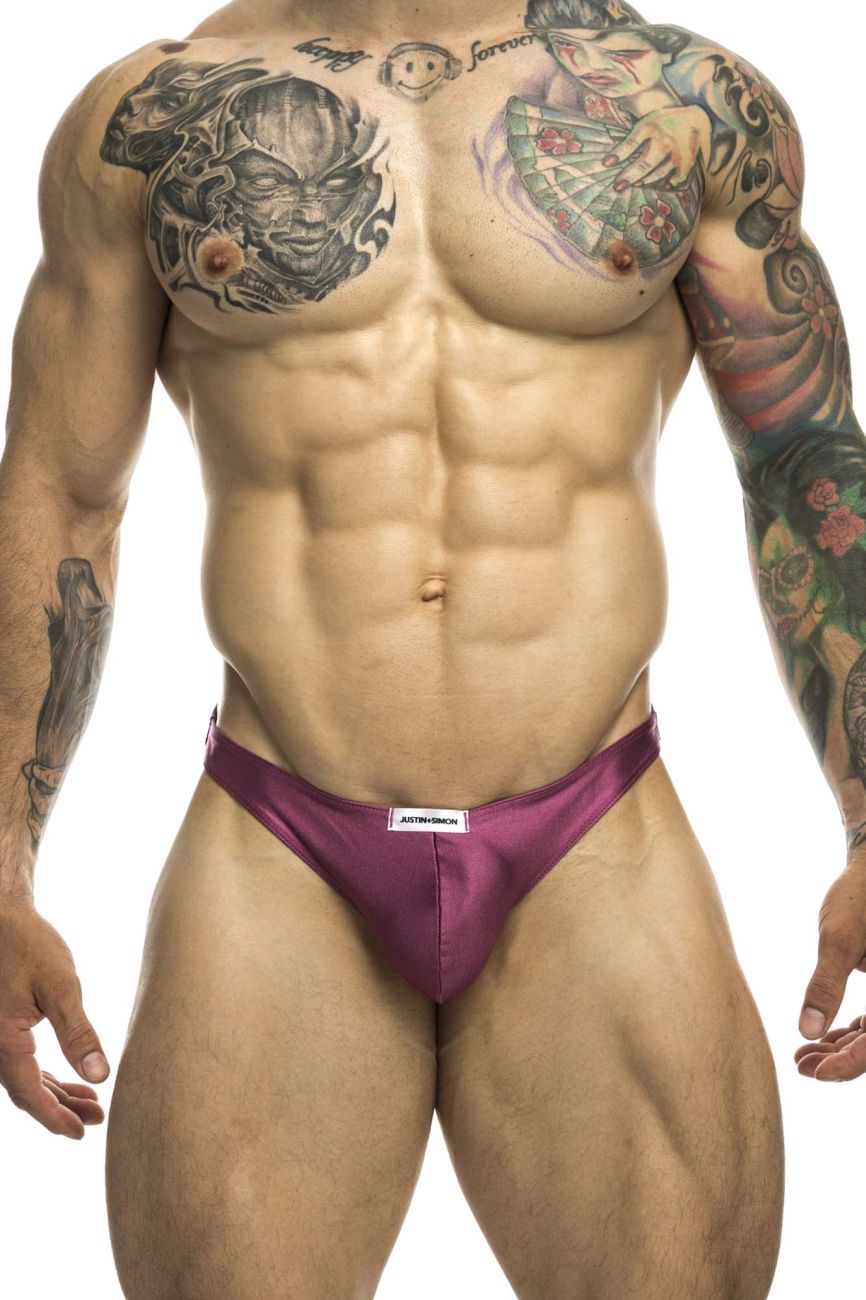 JUSTIN+SIMON XSJ03 Classic Thongs Color Wine - DealByEthan.gay loves JUSTIN+SIMON