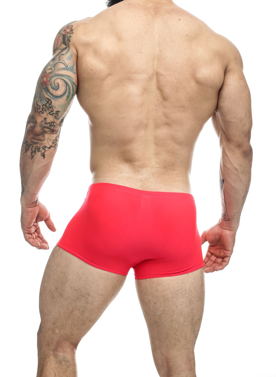 JUSTIN+SIMON XSJ08 Classic Trunks Color Coral - DealByEthan.gay loves JUSTIN+SIMON