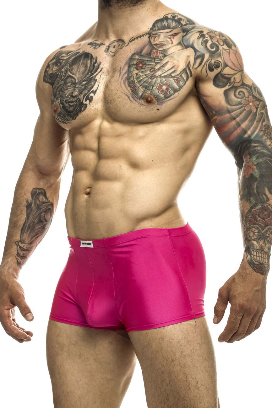JUSTIN+SIMON XSJ08 Classic Trunks Color Hot Pink - DealByEthan.gay loves JUSTIN+SIMON