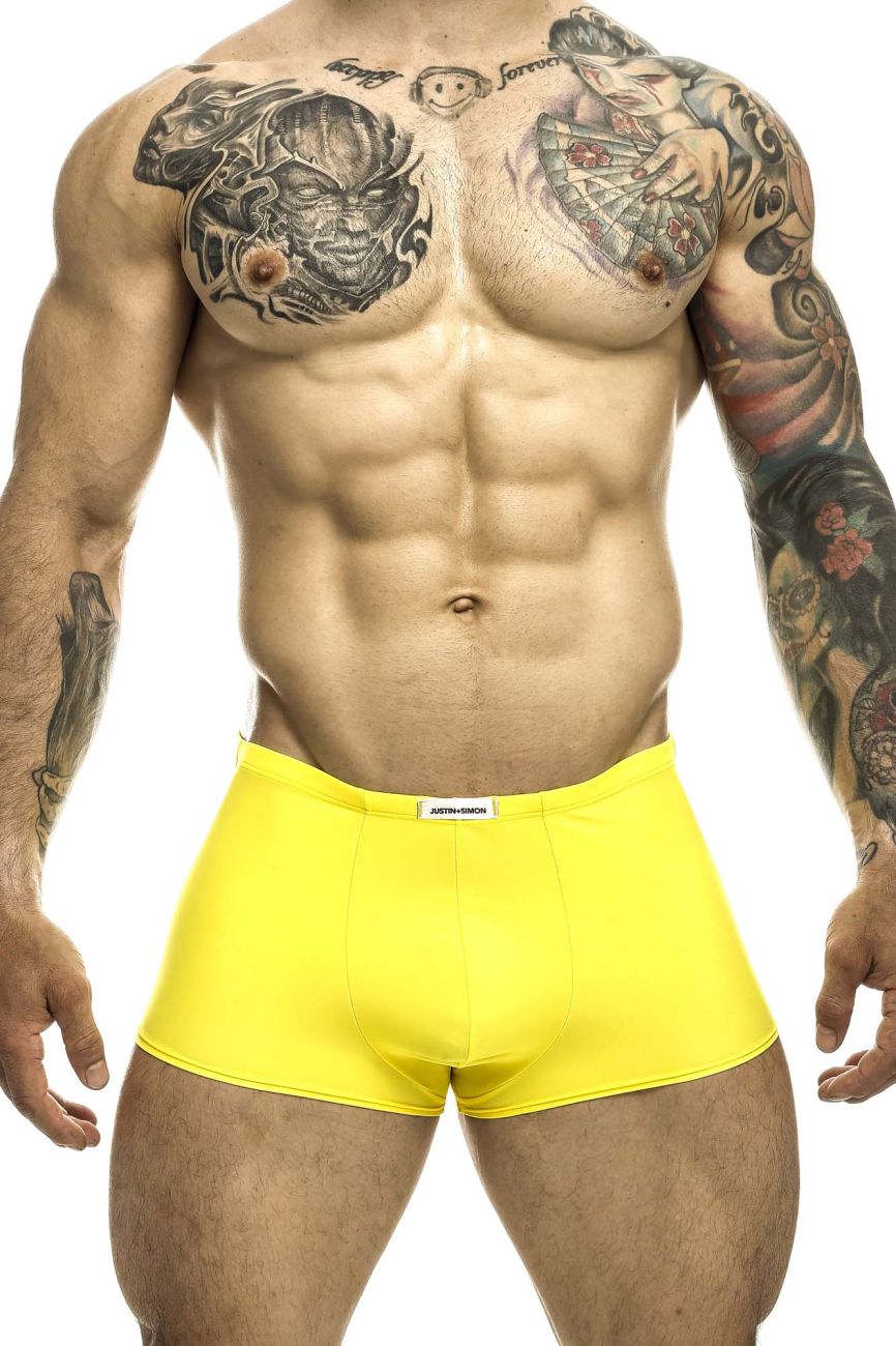 JUSTIN+SIMON XSJ08 Classic Trunks Color Yellow - DealByEthan.gay loves JUSTIN+SIMON