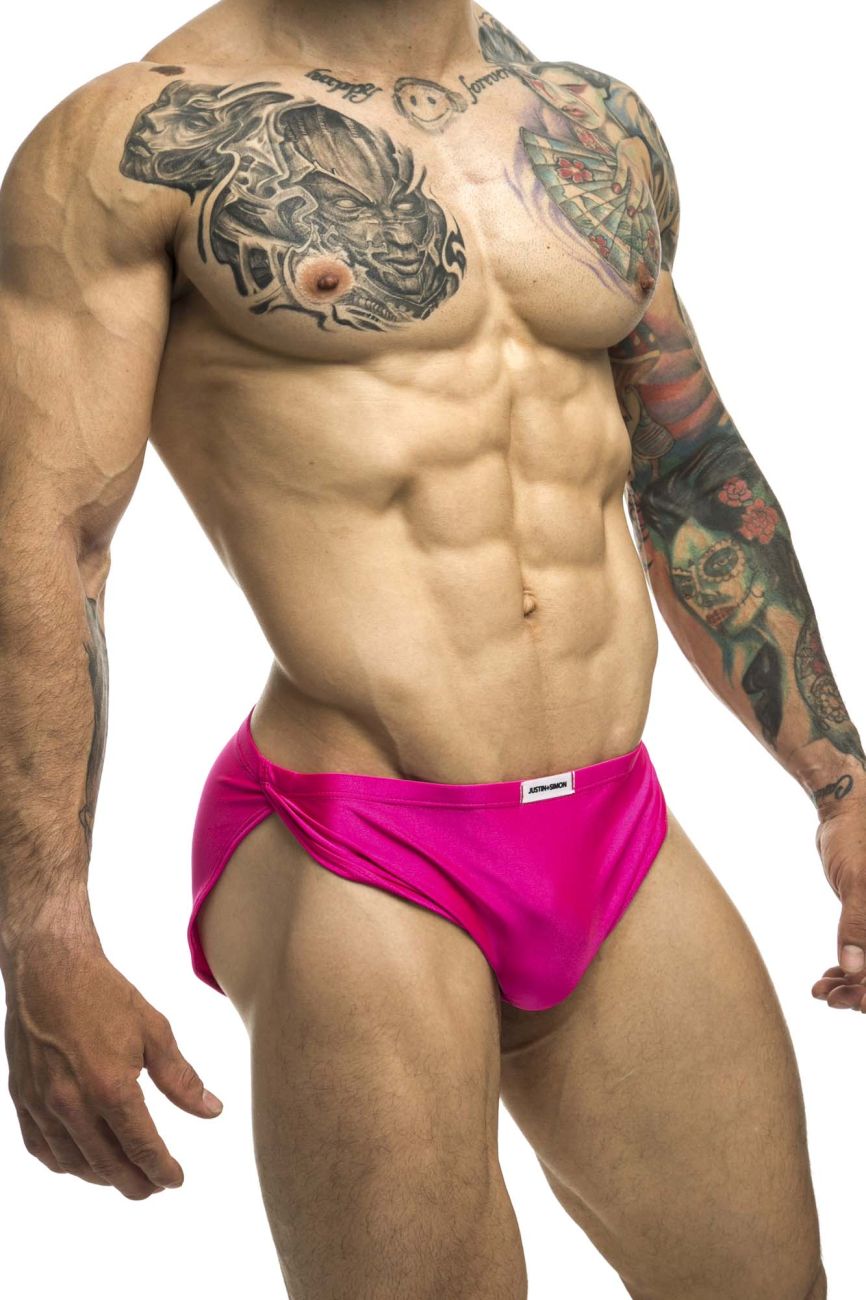 JUSTIN+SIMON XSJ09 Running Shorts Color Hot Pink - DealByEthan.gay loves JUSTIN+SIMON