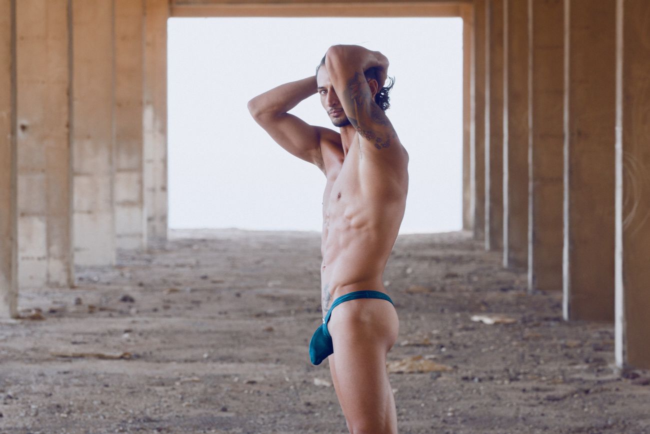 JUSTIN+SIMON XSJBU02 Bulge Thongs Color Opal Green - DealByEthan.gay loves JUSTIN+SIMON