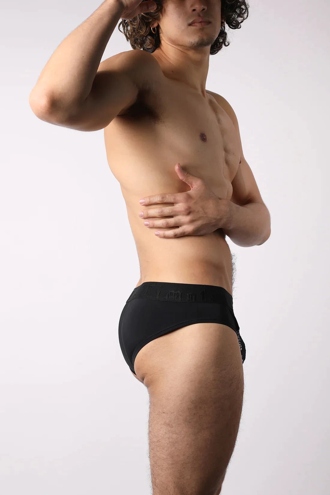 LACE UP LOW-RISE MESH BRIEF - DealByEthan.gay loves Timoteo