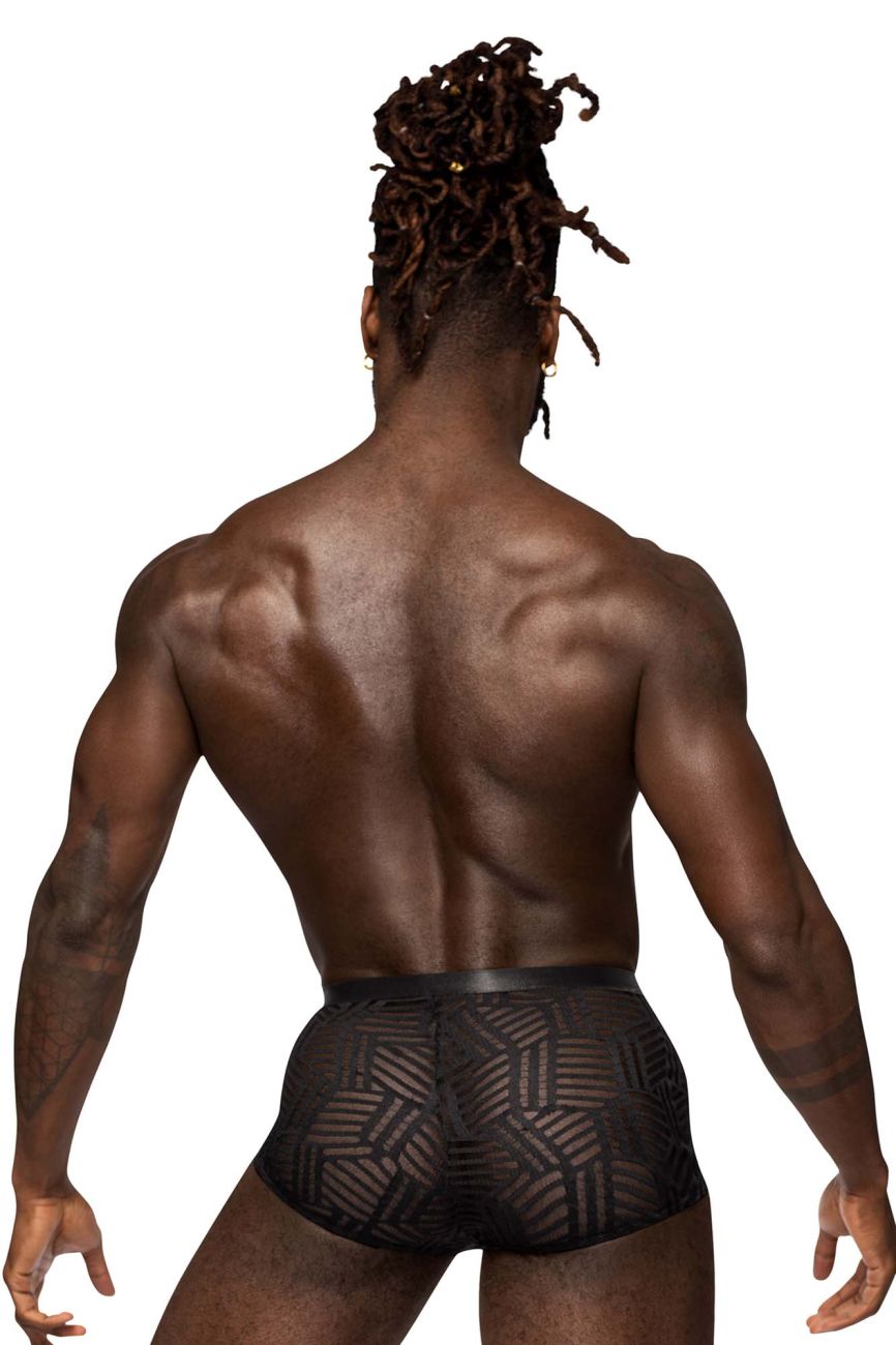 Male Power 125-284 Rude Awakening Cheeky Cutout Short Color Black - DealByEthan.gay loves Male Power