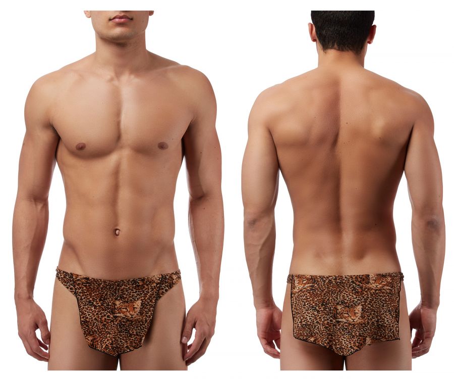 Male Power 329030 Animal Tarzan Thong Color Brown - DealByEthan.gay loves Male Power