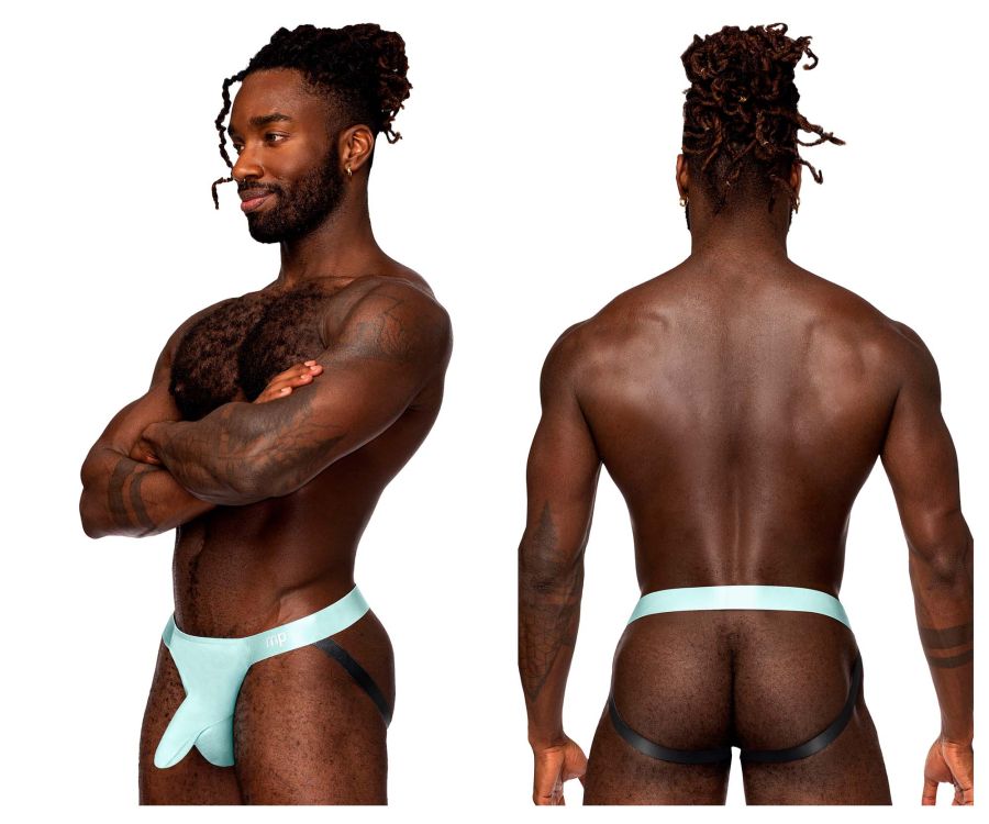 Male Power 399-281 Easy Breezy Jock Sleeve Color Aqua - DealByEthan.gay loves Male Power