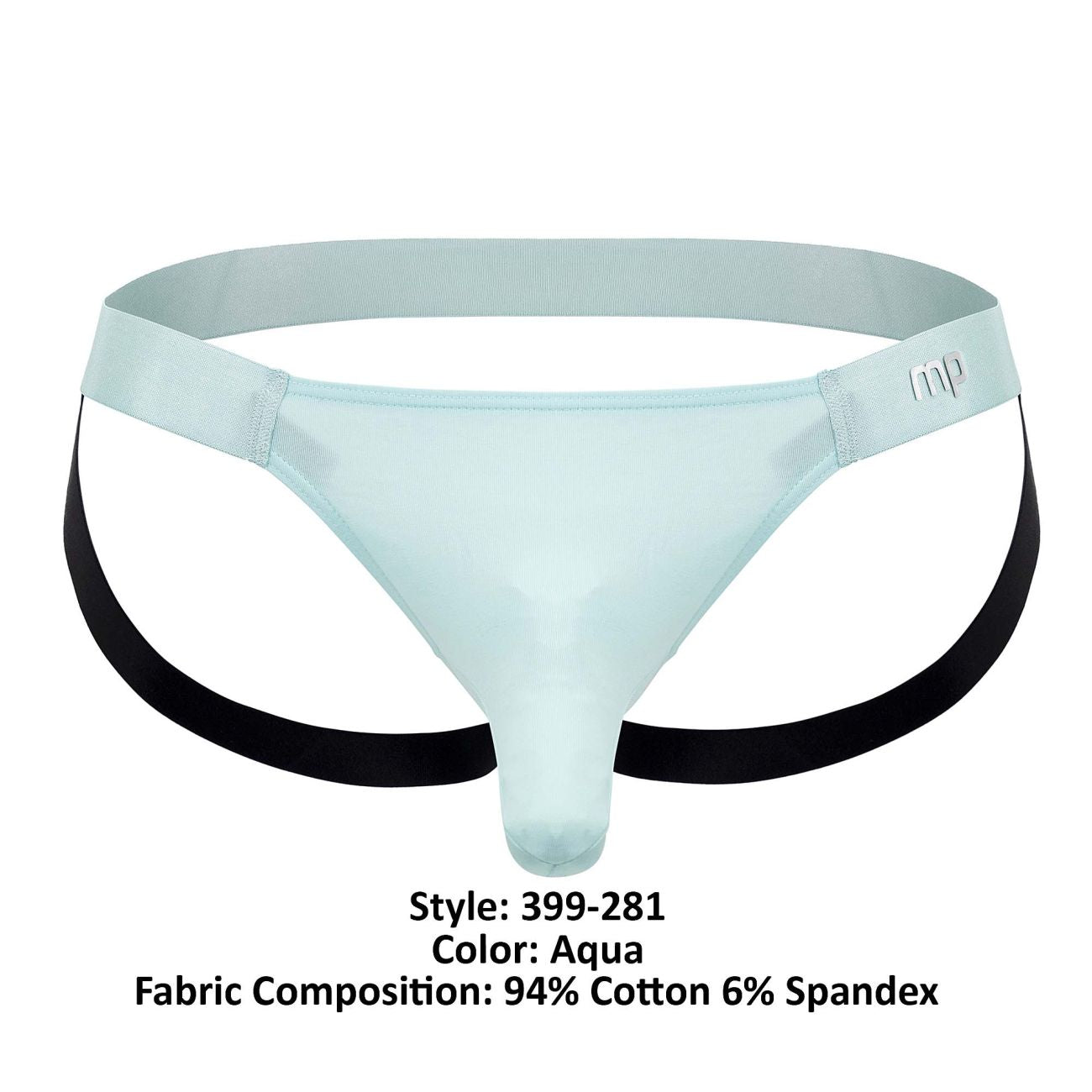 Male Power 399-281 Easy Breezy Jock Sleeve Color Aqua - DealByEthan.gay loves Male Power
