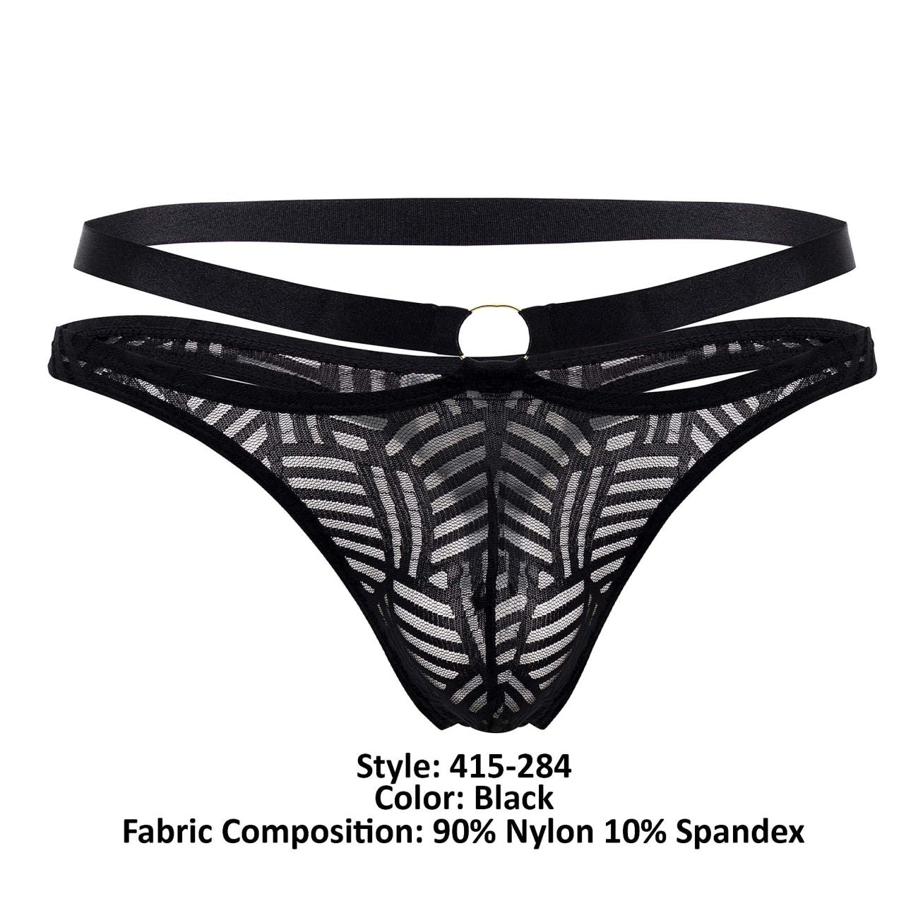 Male Power 415-284 Rude Awakening Strap Thong Color Black - DealByEthan.gay loves Male Power
