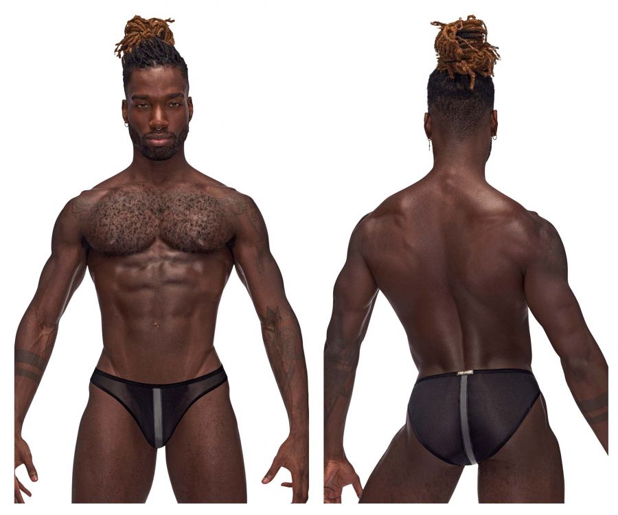 Male Power 480-271 Landing Strip Bikini Brief Color Black - DealByEthan.gay loves Male Power