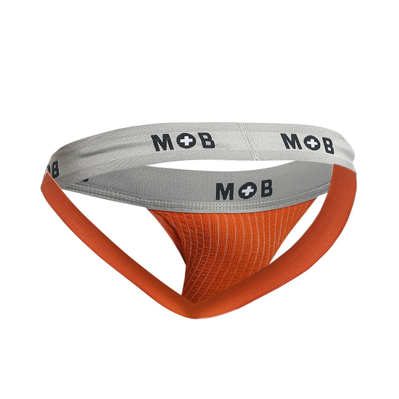 MaleBasics MBL107 MOB Classic Fetish Jock 3 Inches Jockstrap Color Orange - DealByEthan.gay loves MaleBasics