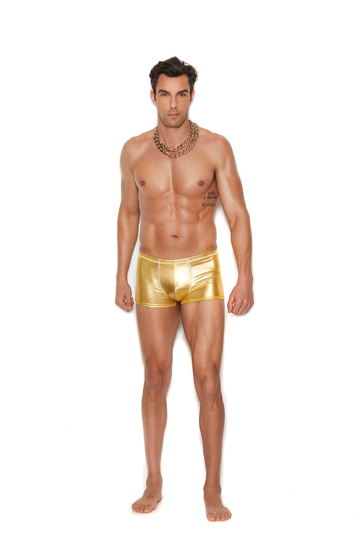 Men's Gold Lame' Boxer Brief - DealByEthan.gay loves Elegant Moments