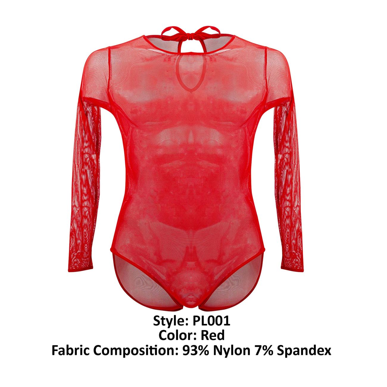 PLURAL PL001 Bodysuit Color Red - DealByEthan.gay loves PLURAL