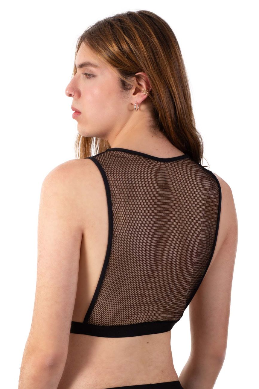 PLURAL PL007 Crop Top Color Black - DealByEthan.gay loves PLURAL