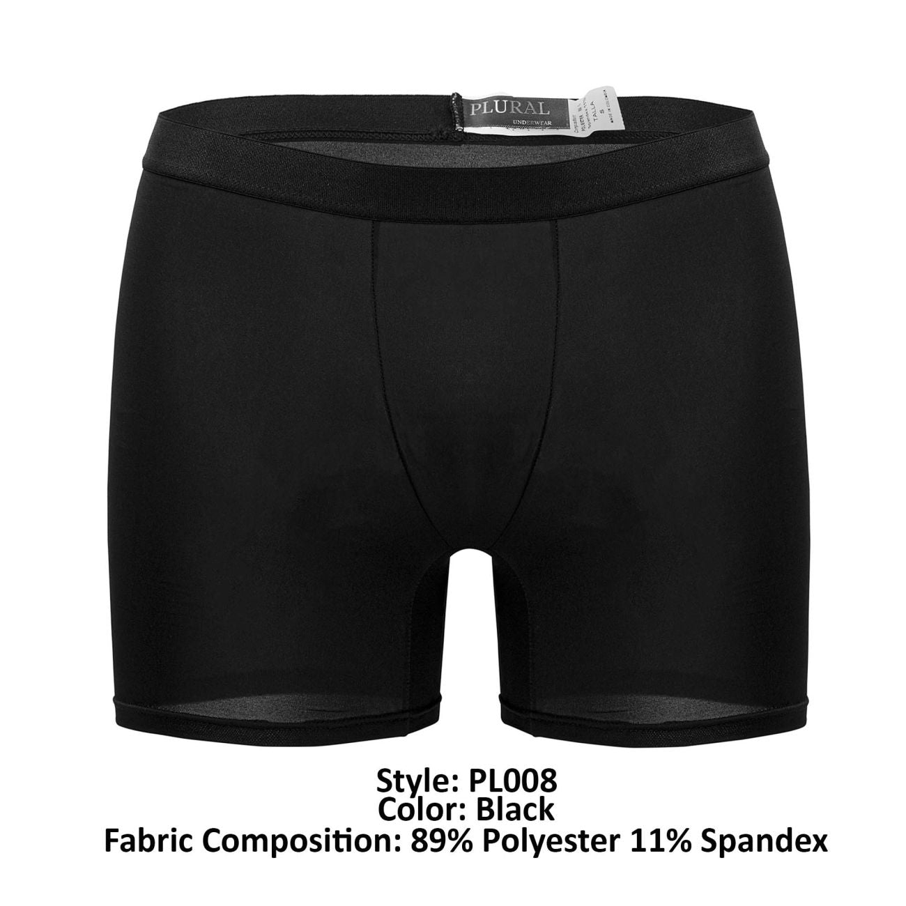 PLURAL PL008 Trunks Color Black - DealByEthan.gay loves PLURAL