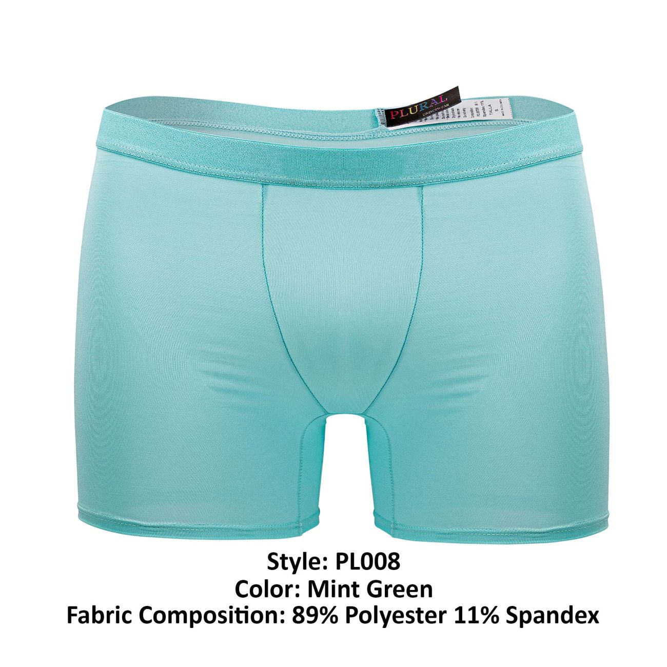 PLURAL PL008 Trunks Color Mint Green - DealByEthan.gay loves PLURAL