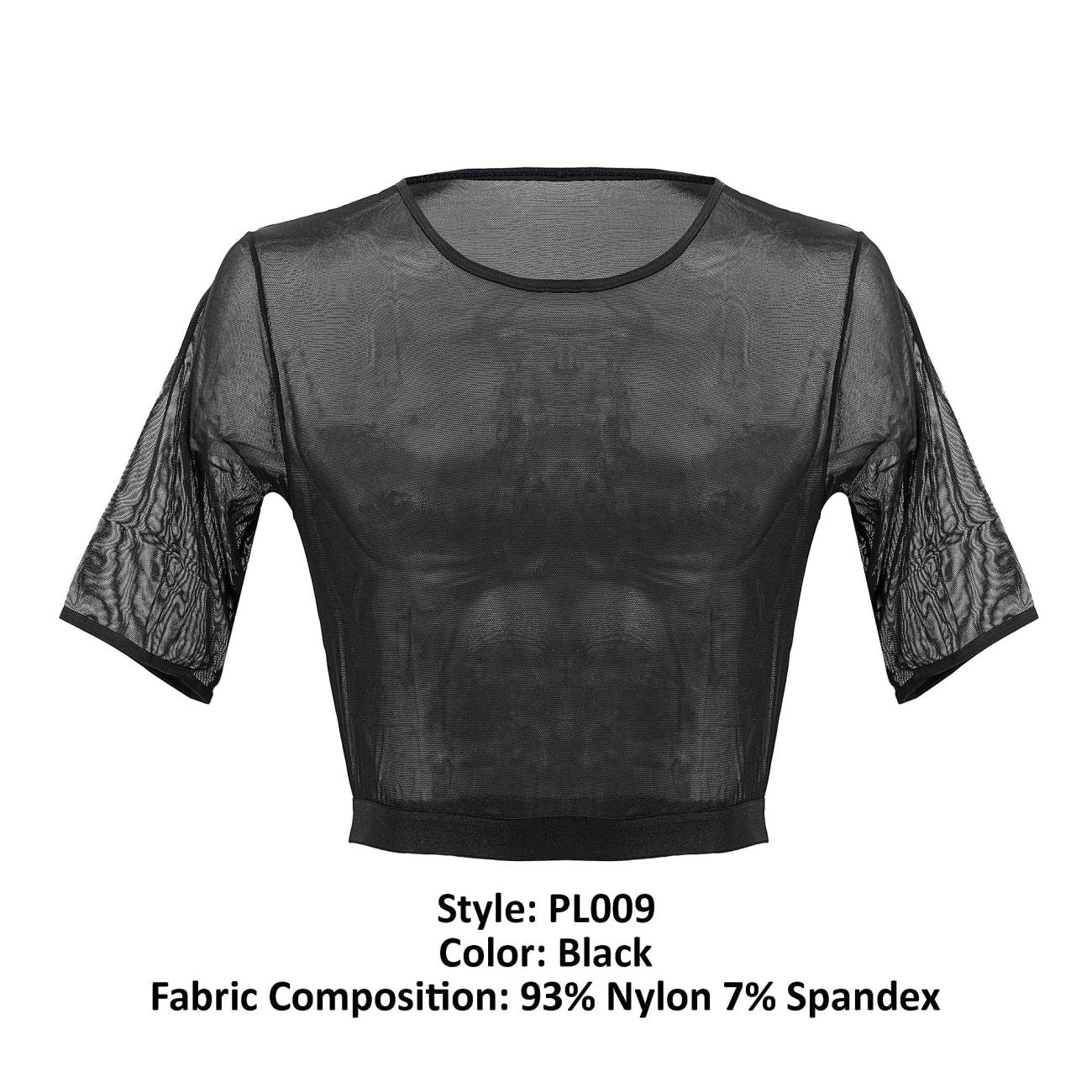 PLURAL PL009 Crop Top Color Black - DealByEthan.gay loves PLURAL