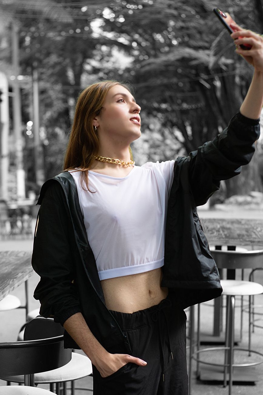 PLURAL PL009 Crop Top Color White - DealByEthan.gay loves PLURAL