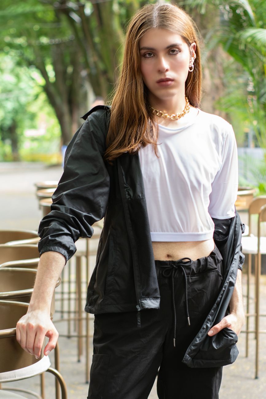 PLURAL PL009 Crop Top Color White - DealByEthan.gay loves PLURAL