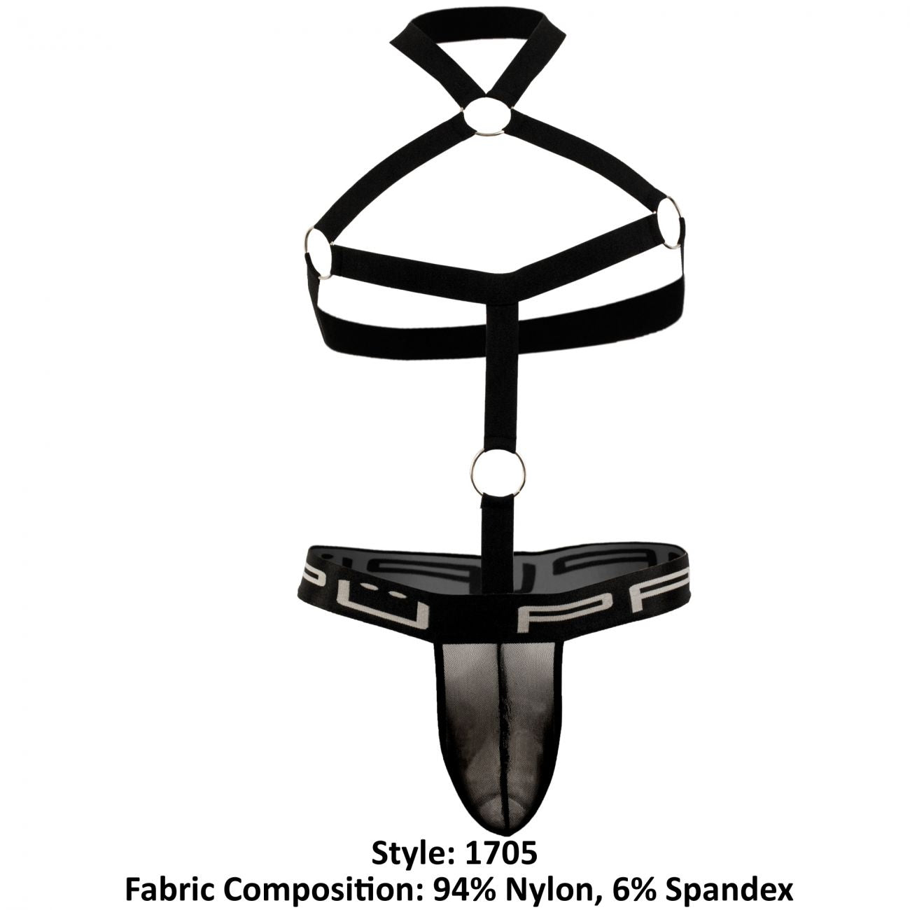 PPU 1705 Thongs Color Black - DealByEthan.gay loves PPU