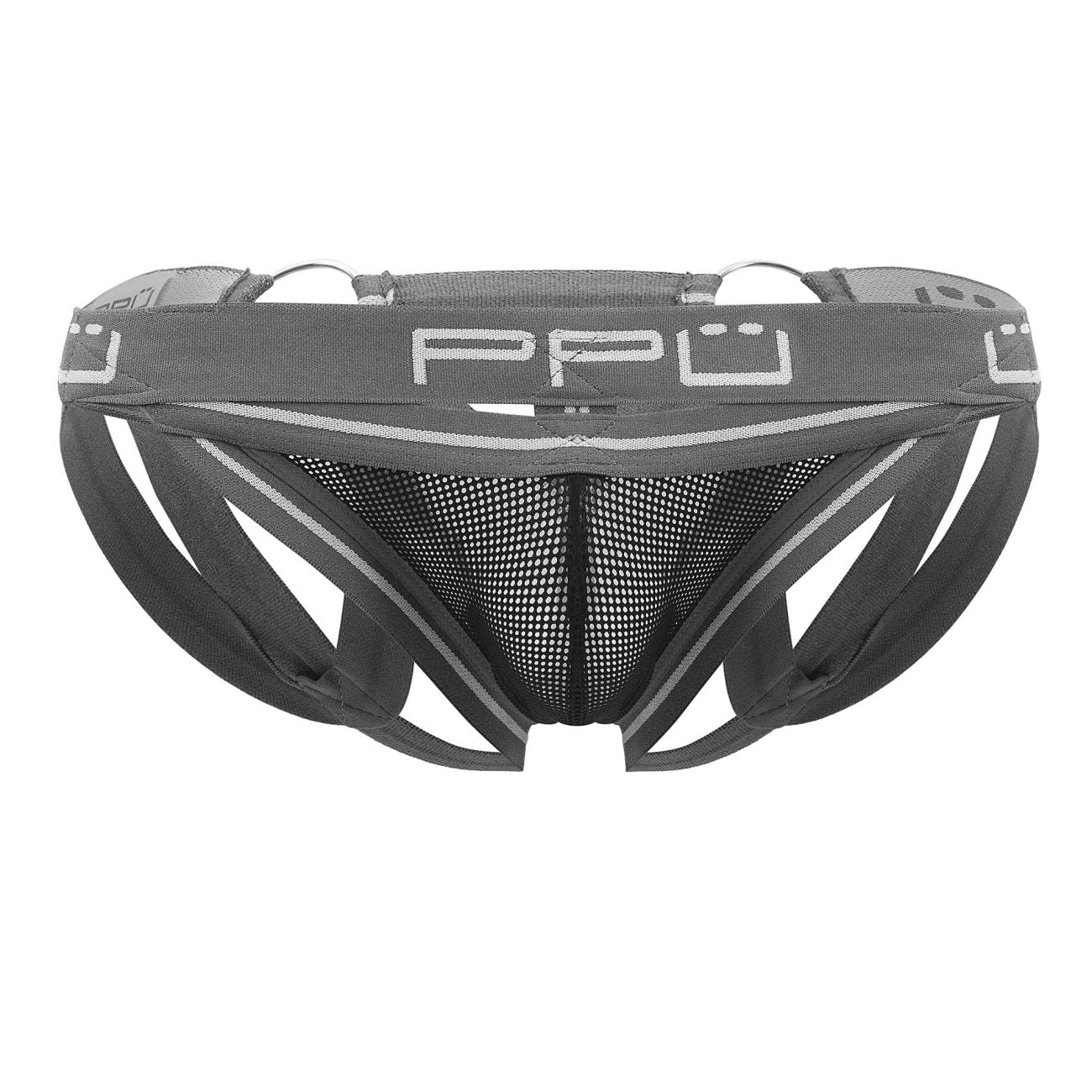 PPU 2305 Mesh Jockstrap Color Gray - DealByEthan.gay loves PPU