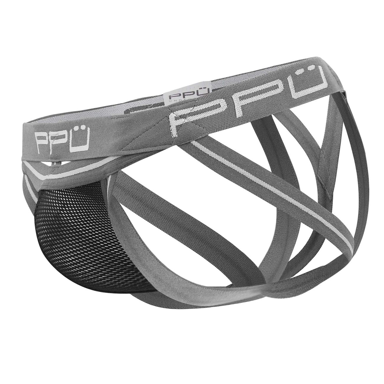 PPU 2305 Mesh Jockstrap Color Gray - DealByEthan.gay loves PPU