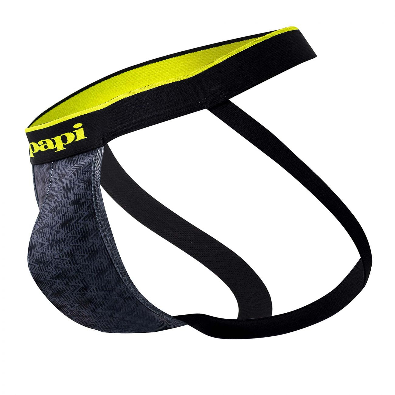 Papi UMPA049 2PK Microflex Jockstrap Color Charcoal-Graphic - DealByEthan.gay loves Papi