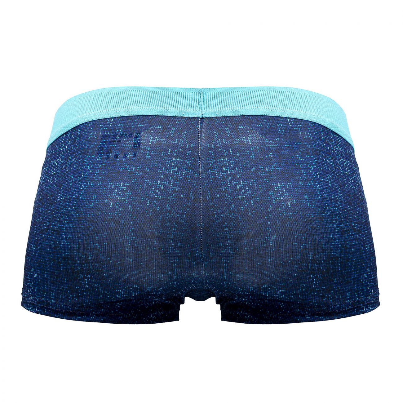 Papi UMPA050 Fashion Microflex Brazilian Trunks Color Blue Pixel Print - DealByEthan.gay loves Papi