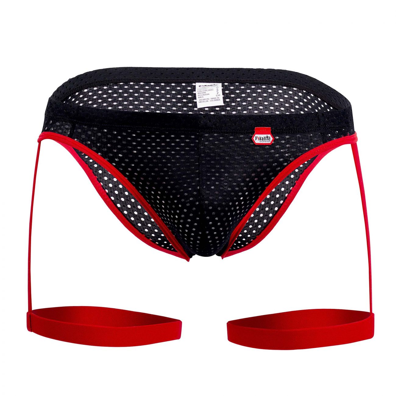 Pikante PIK 0217 Adventures Garter Briefs Color Black - DealByEthan.gay loves Pikante