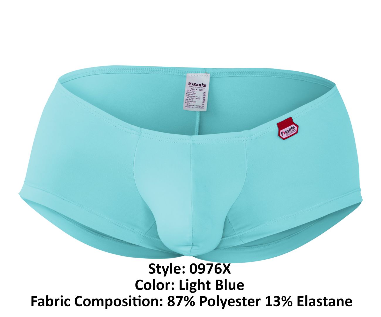 Pikante PIK 0976X Angola Trunks Color Light Blue - DealByEthan.gay loves Pikante