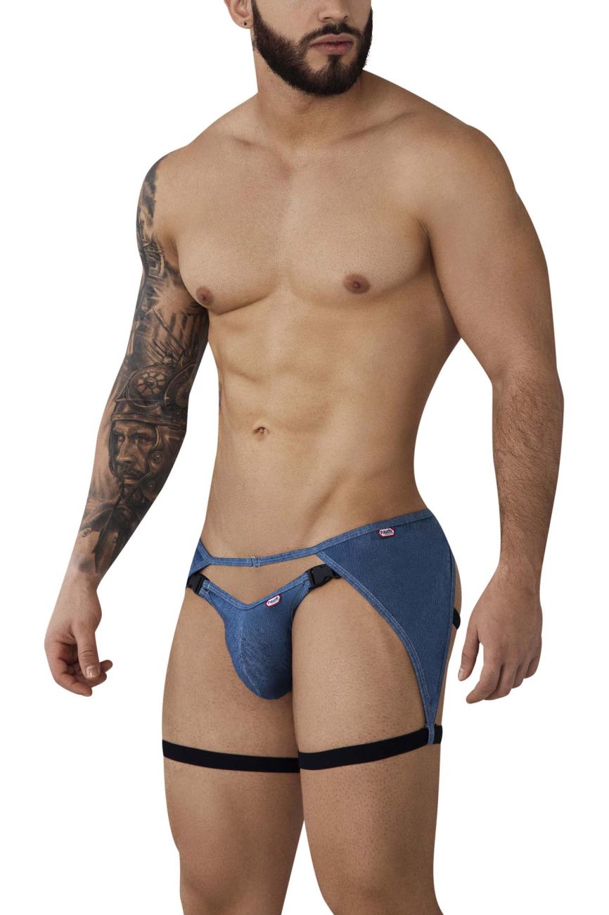 Pikante PIK 0985 Hare Garter Jockstrap Color Blue - DealByEthan.gay loves Pikante
