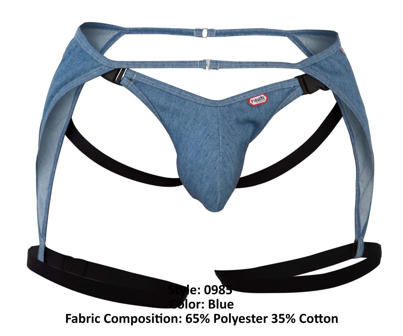 Pikante PIK 0985 Hare Garter Jockstrap Color Blue - DealByEthan.gay loves Pikante