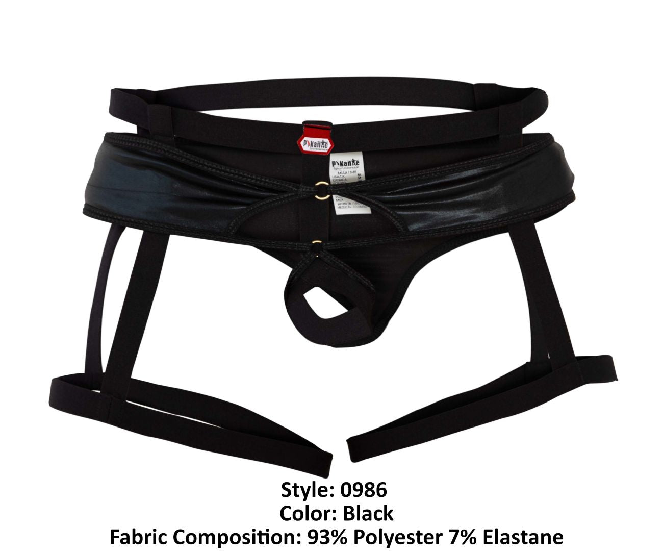 Pikante PIK 0986 Victoria Ball Lifter Garter Thongs Color Black - DealByEthan.gay loves Pikante