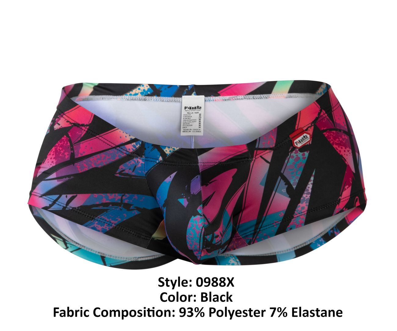 Pikante PIK 0988X Jartum Trunks Color Black - DealByEthan.gay loves Pikante
