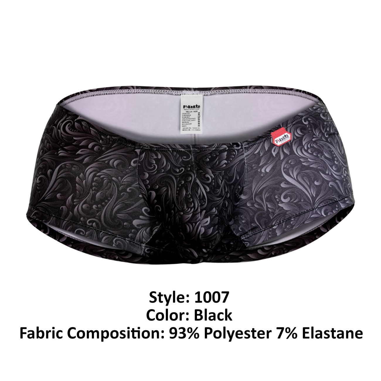 Pikante PIK 1007 Potenza Trunks Color Black - DealByEthan.gay loves Pikante