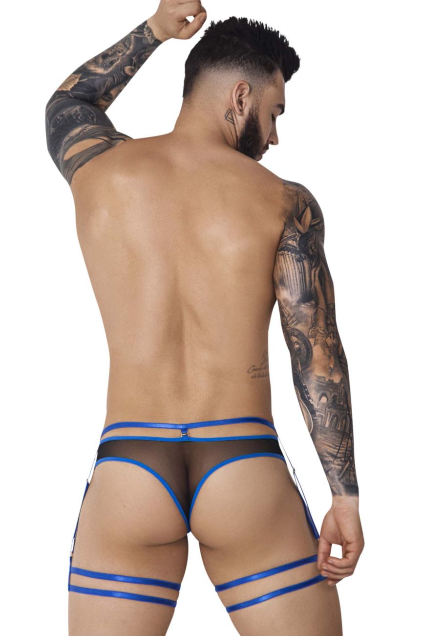 Pikante PIK 1082 Lujueria Garter Thongs Color Blue - DealByEthan.gay loves Pikante