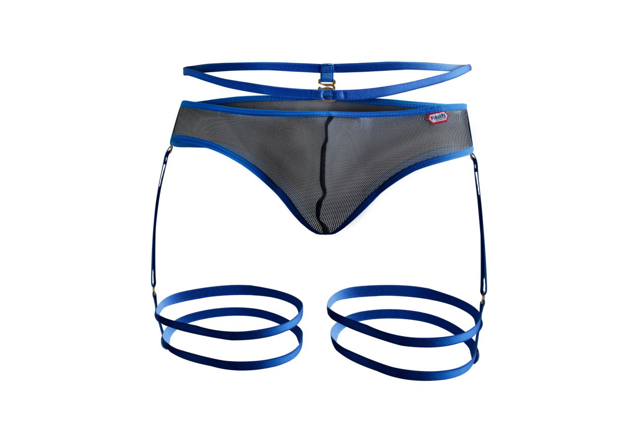 Pikante PIK 1082 Lujueria Garter Thongs Color Blue - DealByEthan.gay loves Pikante